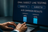Email marketing a/b testing campaign subject line optimization results and analysis for better performance