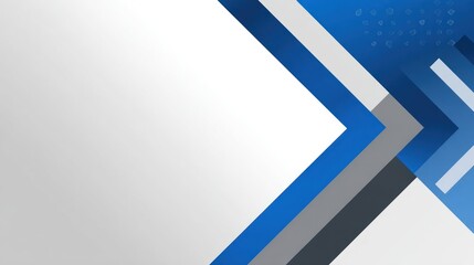 Wall Mural - Abstract background with shades of blue, gray, and white geometric shapes