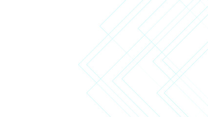 Wall Mural - Abstract minimalist background with geometric squares with blue lines. Design for brochure, website, flyer. Blue Futuristic architectural concept with Isometric squares & Geometric line design. 