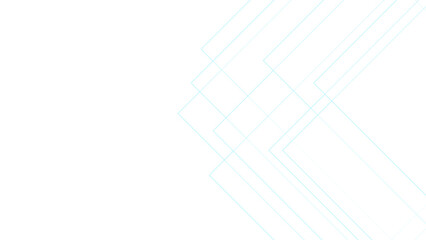 Wall Mural - Abstract minimalist background with geometric squares with blue lines. Design for brochure, website, flyer. Blue Futuristic architectural concept with Isometric squares & Geometric line design. 