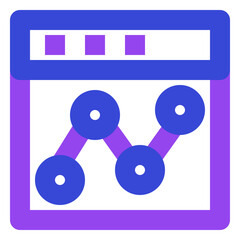 Wall Mural - web and seo twotone icon set