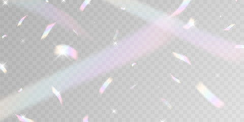 Wall Mural - Light effect and zigzag ribbon falling from above on beam, swirl vector.