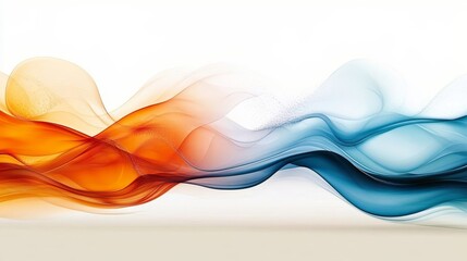 Sticker - captivating abstract digital art featuring fluid motion and vibrant colors in harmony and balance
