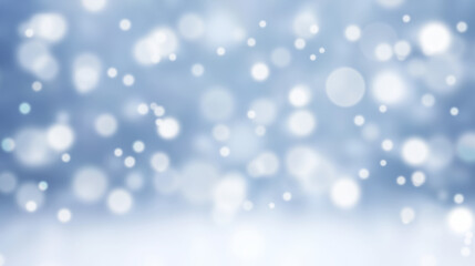 Wall Mural - Snow on blur winter background photo , holiday blurred wallpaper