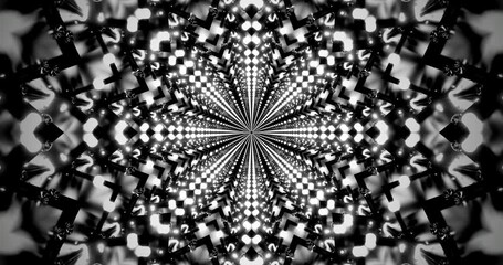 Wall Mural - This visual display features a seamless loop of a tunnel like structure, filled with dynamic patterns and light, creating an immersive atmosphere perfect for relaxation or entertainment.