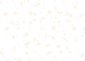 Wall Mural - Festive christmas confetti dust particles fall seamless shining stars glittering Bokeh with snowflakes on transparent background 