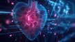 © sevector - he futuristic ai analysis of heart monitor