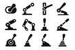 © Andrii - Switch vector tension icons lever mechanical industrial shift slider linear joint icon