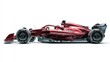 © Ancha - Red Formula One race car profile view
