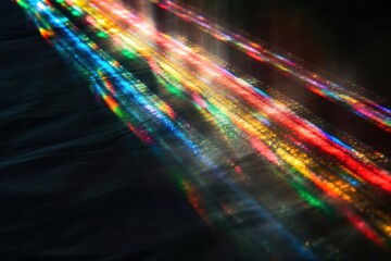 Wall Mural - Window transparent rainbow sunlight reflections backgrounds abstract lighting.