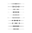 © KK Pixel Hub  - Decorative vintage dividers collection PNG Transparent