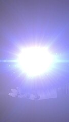 Wall Mural - Animation of ball of light over hand of extended robot arm on dark background
