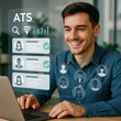 © MODERNARTWatChaRaWit - Engaging job applicant tracking system demonstration corporate office digital media professional environment close-up view recruitment technology