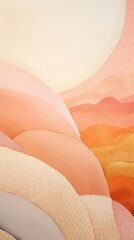 Wall Mural - Sunrise nature abstract painting art.