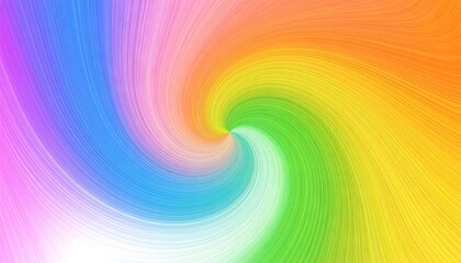 Vibrant swirling rainbow colors