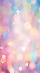 Wall Mural - Bokeh light wallpaper glitter pattern illuminated.