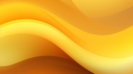 Wall Mural - yellow wave with a brown background. the wave is curved and has a lot of detail. the background is a