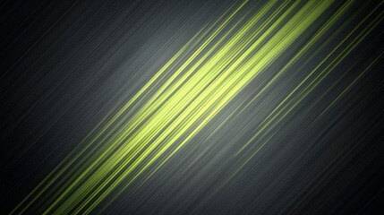 Wall Mural - Black and yellow striped background with a yellow line. The stripes are thin and the background is dark