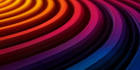 Wall Mural - colorful, abstract design with a rainbow pattern. the colors are bright and bold, creating a sense o