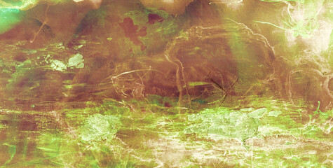 Canvas Print - Luminous Flow: Exploring the Magic of Liquid Art in Oil Paint