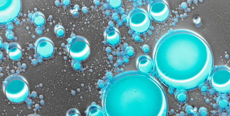 Canvas Print - Luminous Flow: Exploring the Magic of Liquid Art in Oil Paint