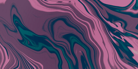 Canvas Print - Enigmatic Elegance: Oil-Painted Liquid Art with Vibrant Translucent Colors