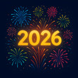 © ewolu - Fireworks shaped as number 2026