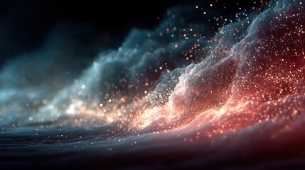 Wall Mural - Vibrant Visualization of Big Data Analysis Insights and Patterns