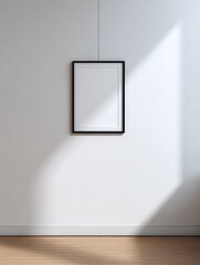 Wall Mural - Minimalist Empty Room with Clean White Walls and Natural Light