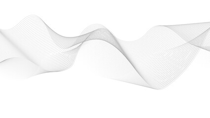 Wall Mural - abstract wave element for design. digital frequency track equalizer. stylized line art background. v