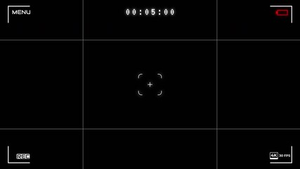 Recording screen overlay on transparent background.Alpha channel.