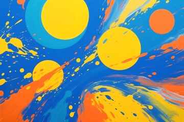 Wall Mural - Abstract moon seamless pattern vector illustration with night sky stars for background design