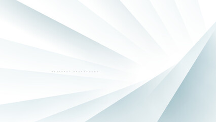 Wall Mural - white abstract background with overlapping lines