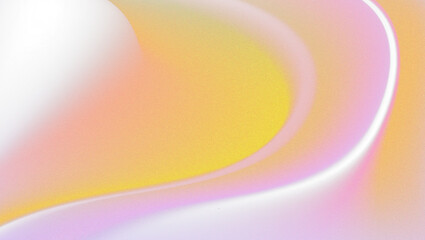 Wall Mural - Abstract warm golden yellow and deep purple swirling organic flowing shape background texture