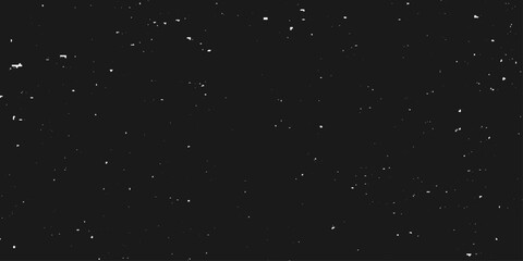 Wall Mural - Abstract black background with stars for your design. Vector starry night sky