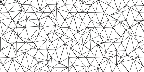 Abstract of simple gray line triangle pattern geometric background. Seamless geometric polygonal repeatable pattern swatch background, Trendy design vector background for web backdrop orpaper print.	