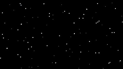 Wall Mural - Dark Night Sky with Scattered Tiny Light Spots