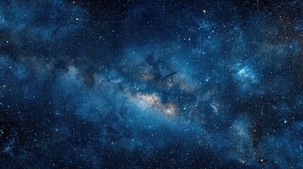 Wall Mural - Vast Starry Night Sky with Nebula