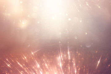 Wall Mural - Abstract golden blurred gradient Light or lens flare pattern