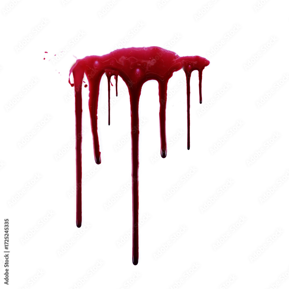 blood splash , real blood splash effect, blood flow efect , Stock Photo ...