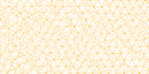 Abstract of simple golden line triangle pattern geometric background. Seamless geometric polygonal repeatable pattern swatch background, Trendy design vector background for web backdrop orpaper print.