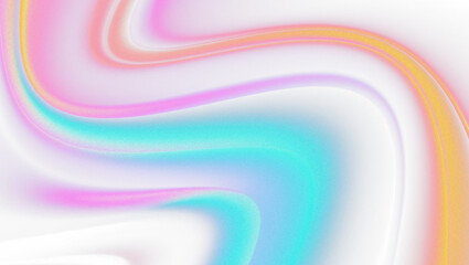 Wall Mural - Abstract swirling fluid light streaks with vibrant neon colors and dark contrast