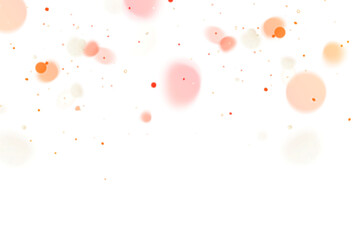 Wall Mural - Blurred christmas dust Bokeh particles shining glittering on transparent background, blurred Bokeh shape snow dust flakes flare, glittering flares, png image 