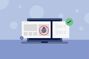 Website code updates to debug and remove errors, ensuring the website and application run seamlessly and efficiently.