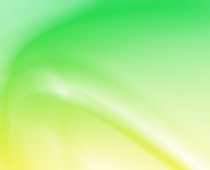 Wall Mural - Abstract green and yellow swirling gradient background with soft light effects