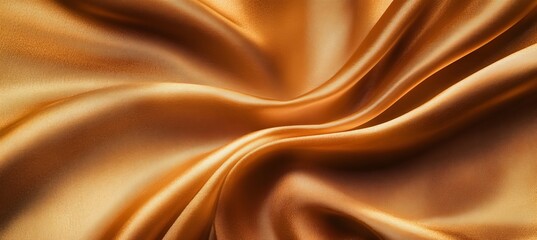 Canvas Print - luminous champagne silk waves with elegant gold surface shimmers and radiant textural effects