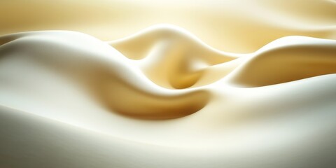 Canvas Print - elegant undulating ivory landscape with monochromatic textures for abstract background designs