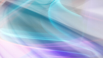 Wall Mural - Abstract ethereal glowing light streaks and soft hues create a mystical abstract Transparent background.