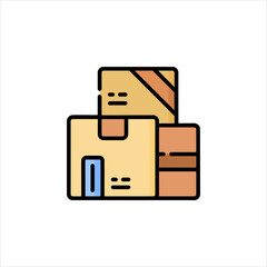 Wall Mural - Box and Shipping