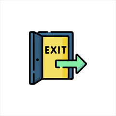 Wall Mural - Exit Sign